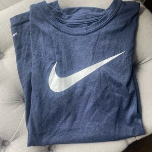Boys blue Nike shirt